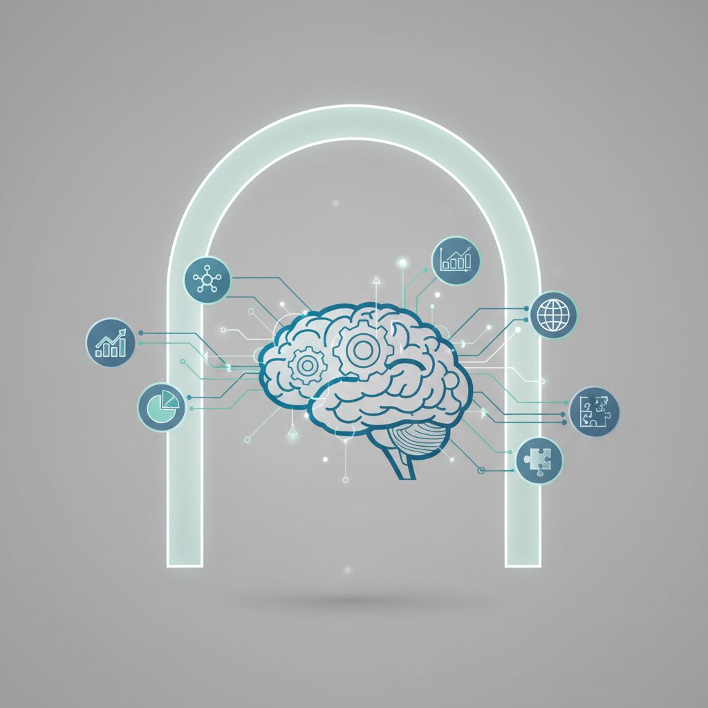 ハイブリッド人材に求められる思考法とスキルセット のイメージ