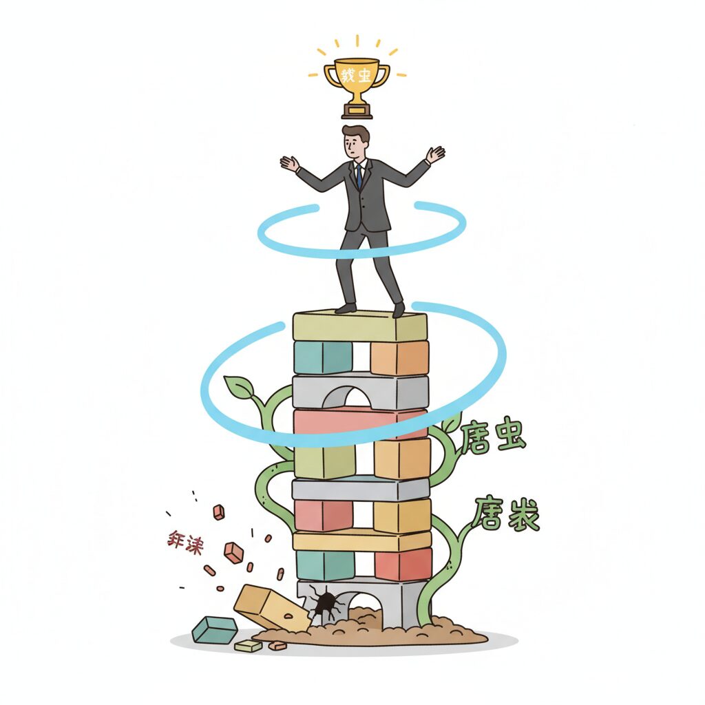 エリートほど陥りやすい成功の罠と無謬神話の崩壊 のイメージ