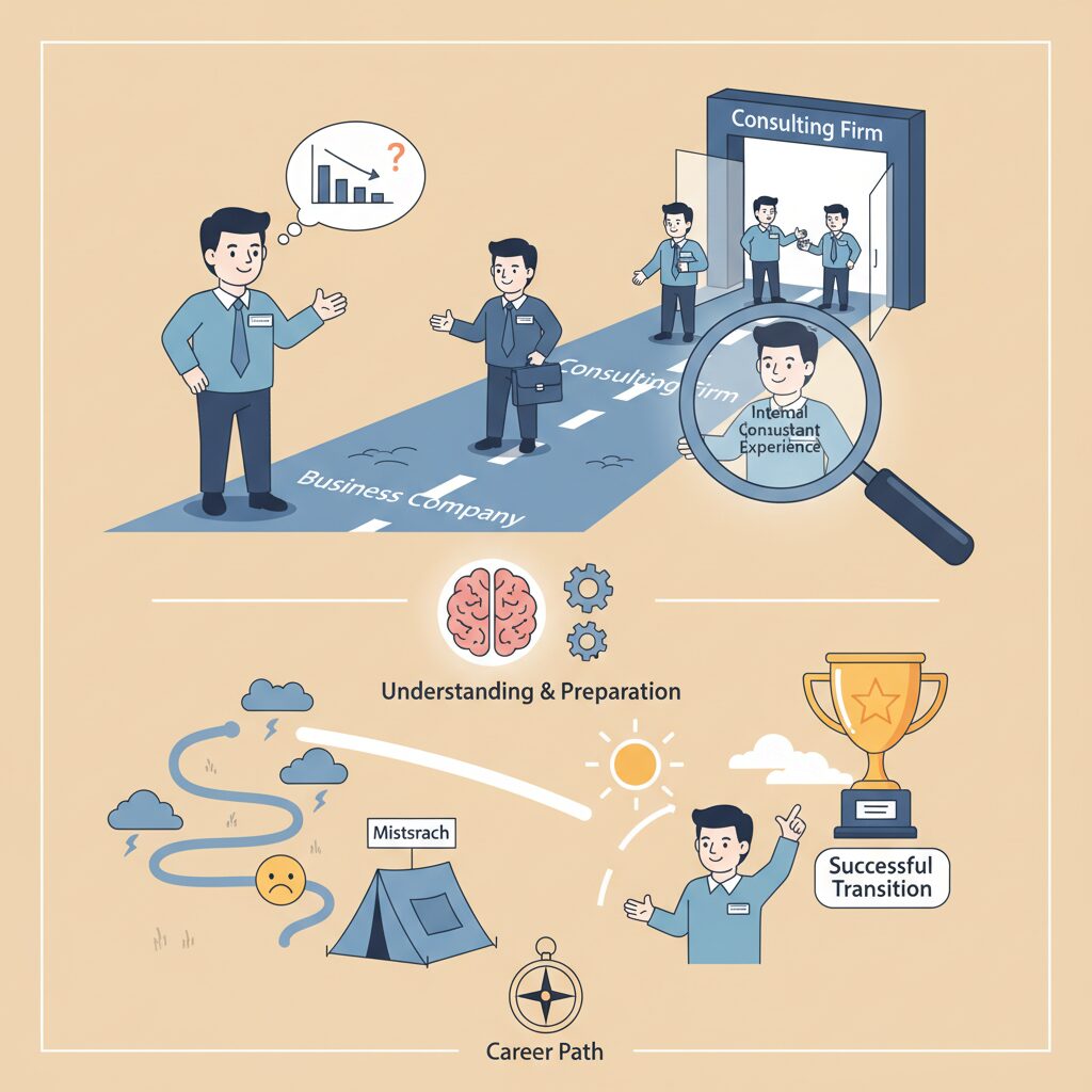 社内コンサルの市場価値はどこまで評価されるのか のイメージ