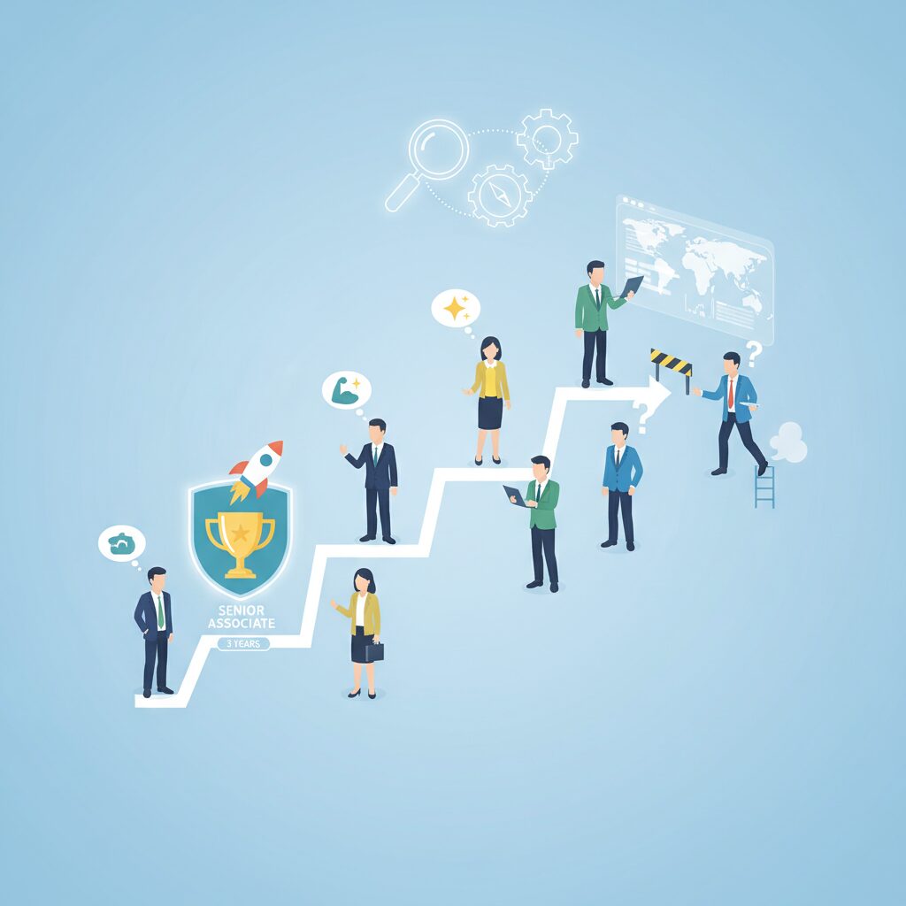 評価制度と昇格基準をグローバル視点で理解する のイメージ