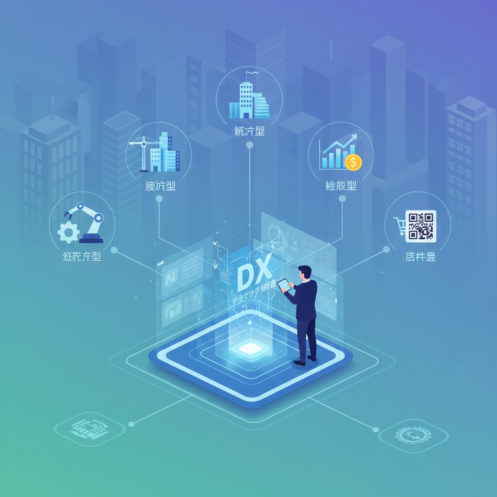 製造・建設・金融・小売に見るDX成功事例とコンサルの役割 のイメージ
