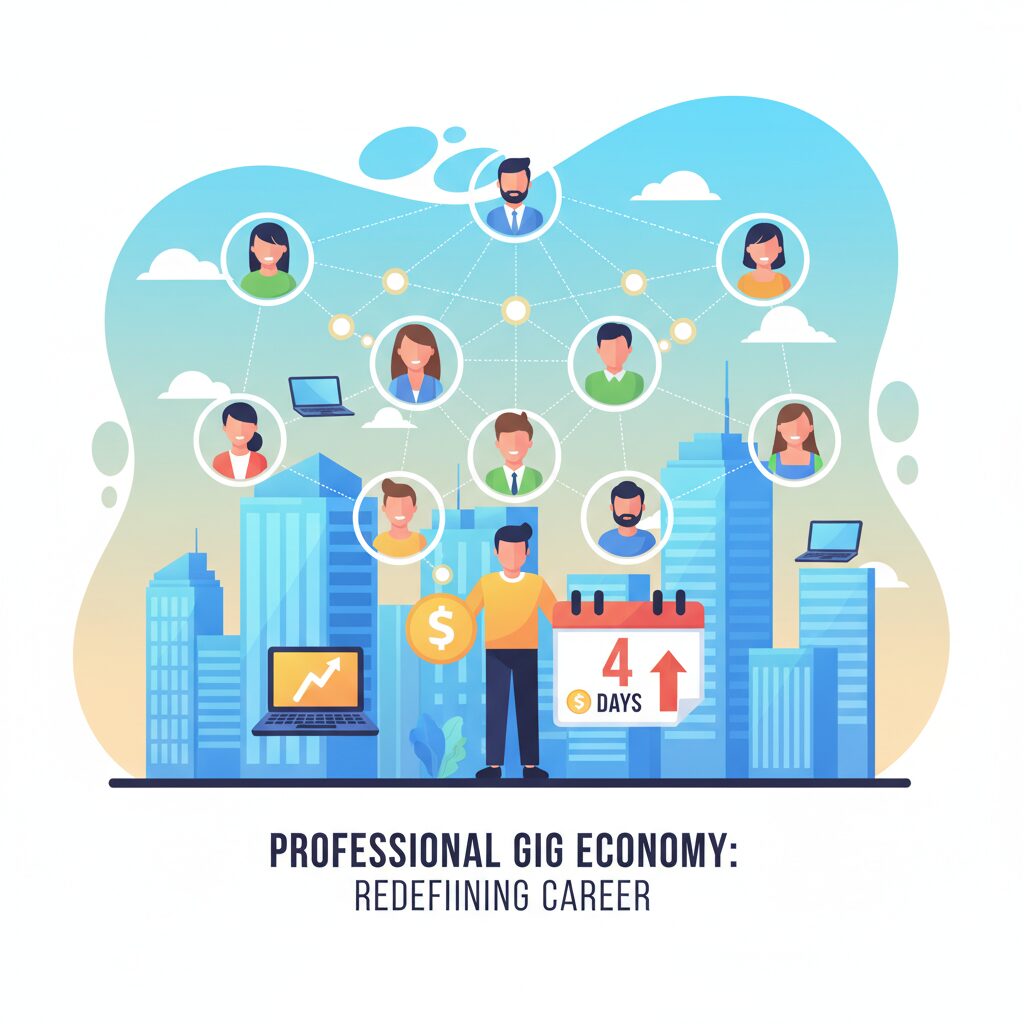 プロフェッショナル・ギグ・エコノミーがもたらすキャリアの再定義 のイメージ