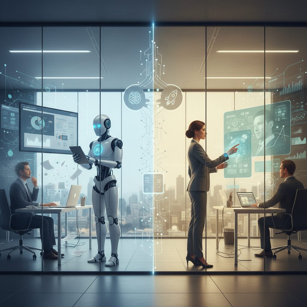 エージェンティックAIの登場で消える仕事・残る仕事 のイメージ