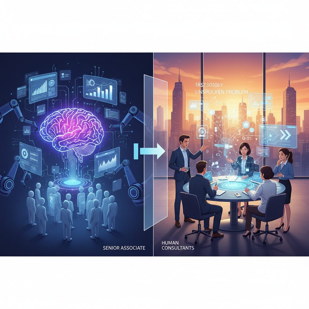 生成AIと内製化が奪った仕事、逆に残った仕事 のイメージ