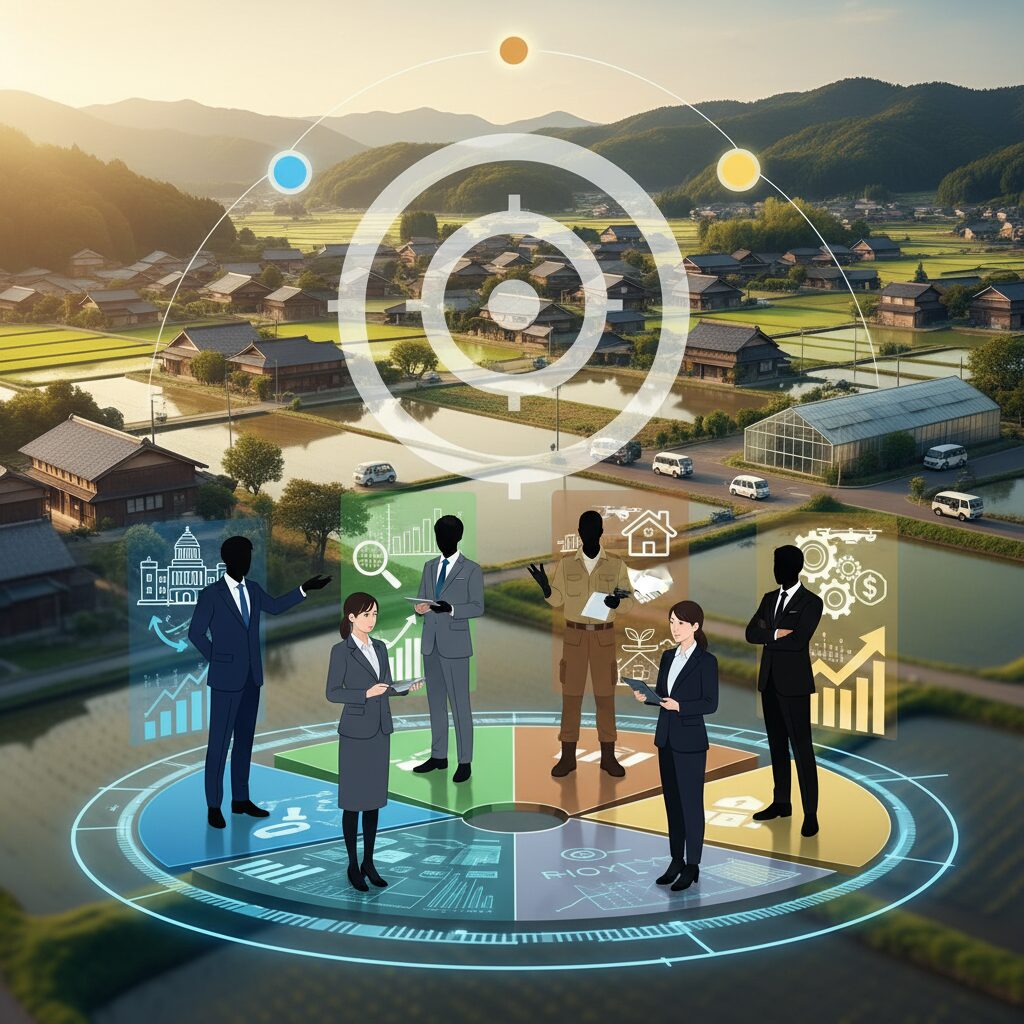 地域特化型コンサルタントの4つのプレイヤー類型 のイメージ