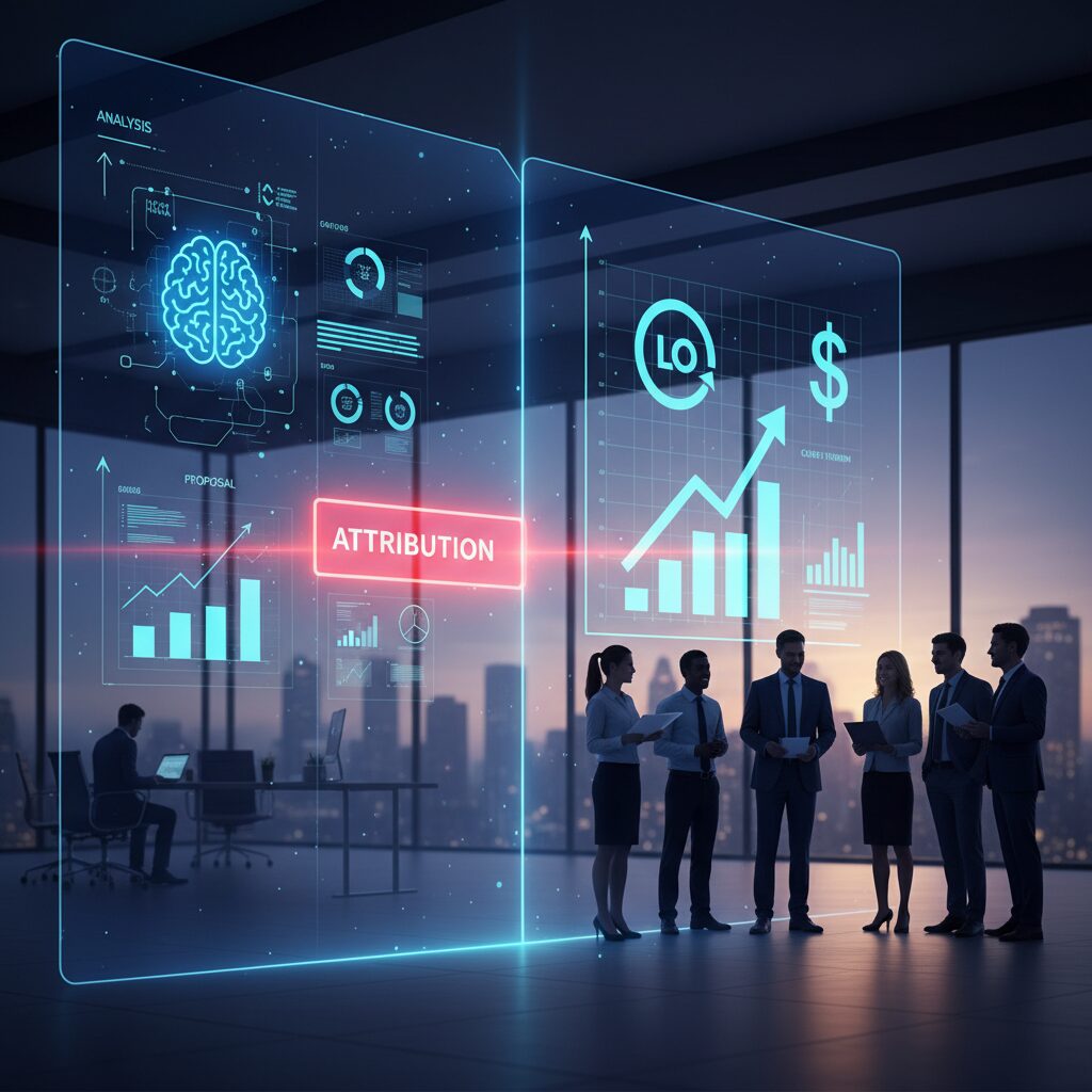 成果は誰のものか？アトリビューションと因果関係の壁 のイメージ