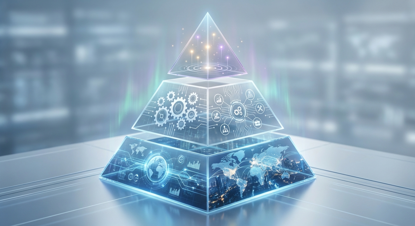 情報の階層構造を理解する──マクロ・業界・ウィークシグナル のイメージ